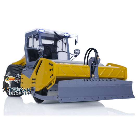 LESU 1/14 Aoue-H13ixc RC PNP Original Painted and Assembled Hydraulic Road Roller Metal Engineering Vehicle Model Motor