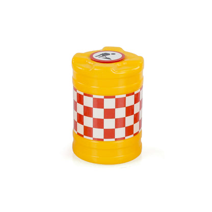 Kabolite Plastic Traffic Signs/Guardrail/Barrier/Cone/Crash Bucket/Metal Transformer Box for 1/14 RC Construction Vehicles Truck DIY Models K970 K963-100