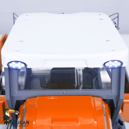 LESU AOUE H13i 1/14 Metal Hydraulic RC Road Roller Front Shovel Towing Hook Differential Lock Rear Axles Sound Light System