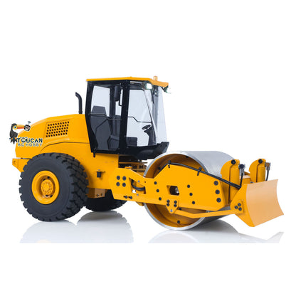 TOUCAN CS11 1/12 Metal Hydraulic RC Road Roller Remote Controlled Car Simulation Model Ready to Run RTR Painted and Assembled