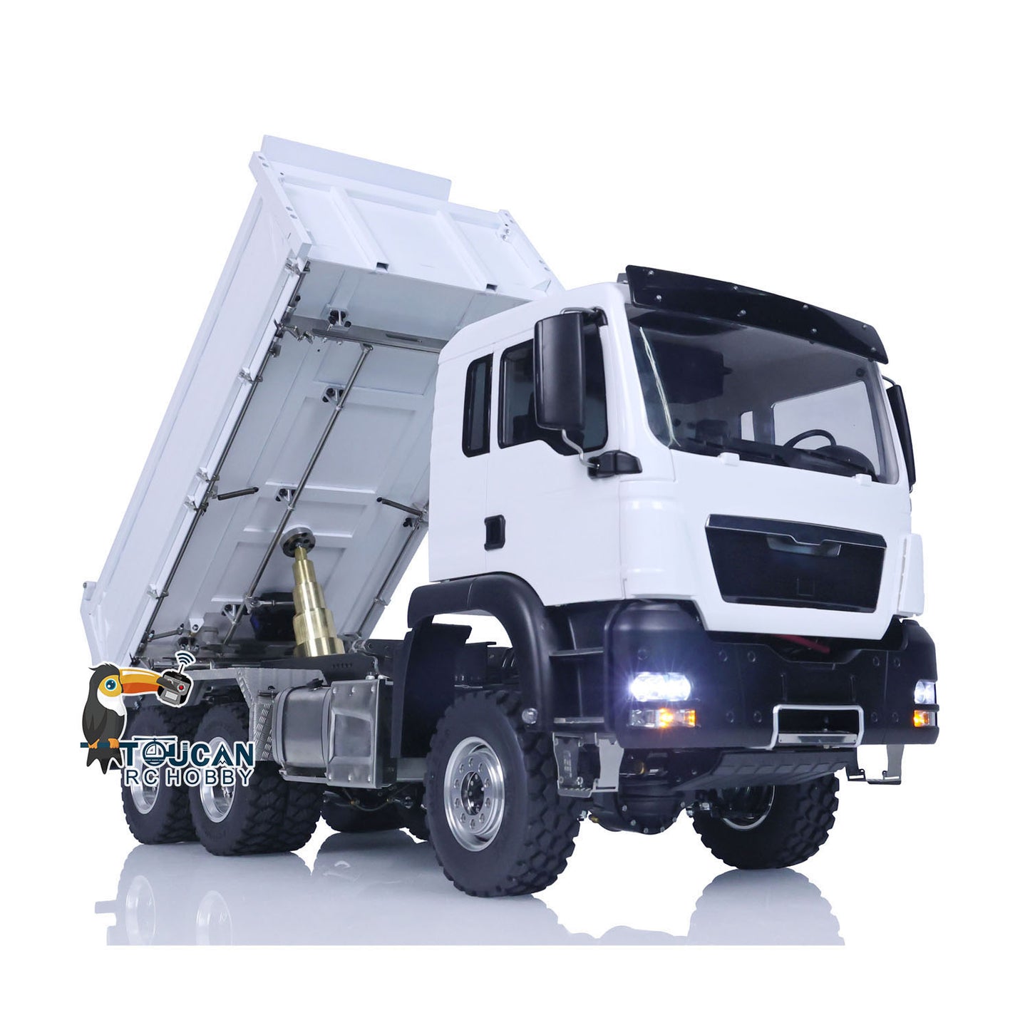 LESU Metal 1/14 RC Hydraulic Equipment Radio Control Dumper Truck RTR Tipper Emulated Car Hobby Model Optional Version