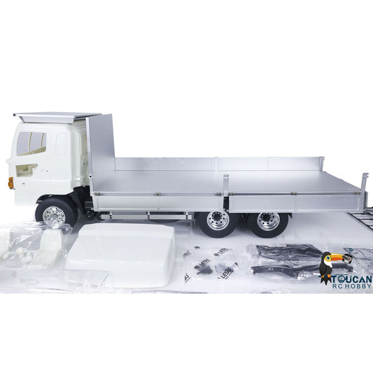 LESU RC 700 6*4 Flatbed Truck Trailer Bucket Emulated Construction Vehicle Model Car Motor Gearbox DIY KIT TAMIYA 1/14