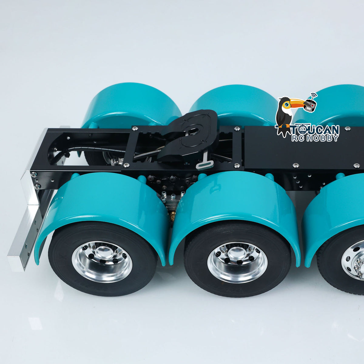 TOUCAN RC HOBBY  56344 Grand Hauler 1/14 RC Tractor Truck RTR 8X6 Metal Chassis Lorry Vehicle Brushless Motor ESC Mid Lift Axle Lock Smoke Radio Controller