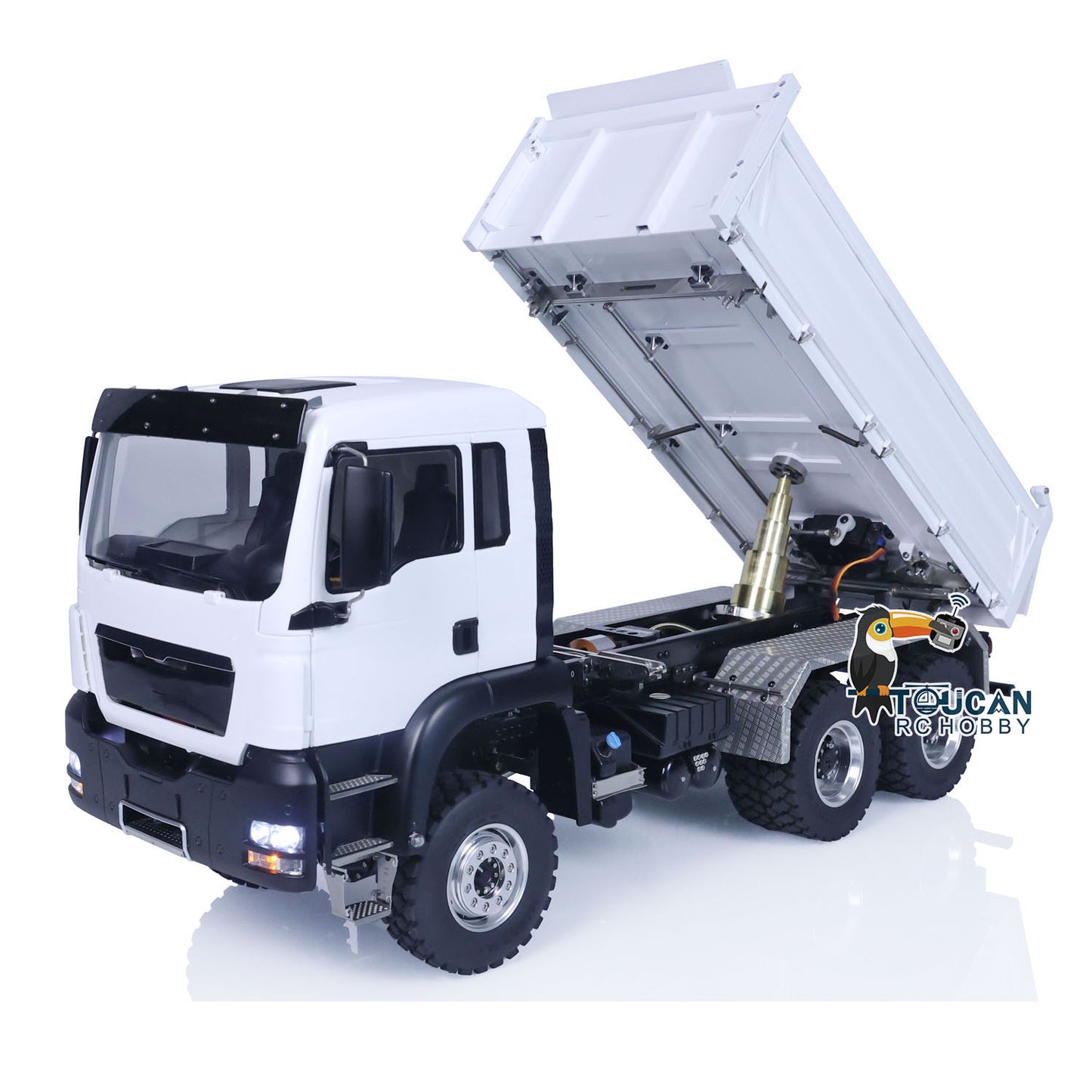 LESU Metal 1/14 RC Hydraulic Equipment Radio Control Dumper Truck RTR Tipper Emulated Car Hobby Model Optional Version