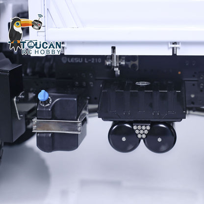 LESU Metal 1/14 RC Hydraulic Equipment Radio Control Dumper Truck RTR Tipper Emulated Car Hobby Model Optional Version