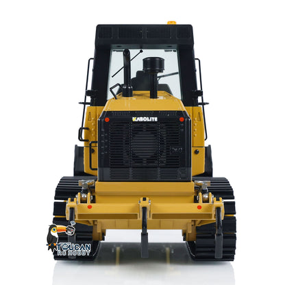 TOUCAN RC HOBBY Kabolite K963-100 1/16 Metal RC Hydraulic Loader RTR Dual Motor Drive FlySky ST8 Controller Light & Sound System Battery Liftable Rear Plow for RC Model Enthusiast Outdoor