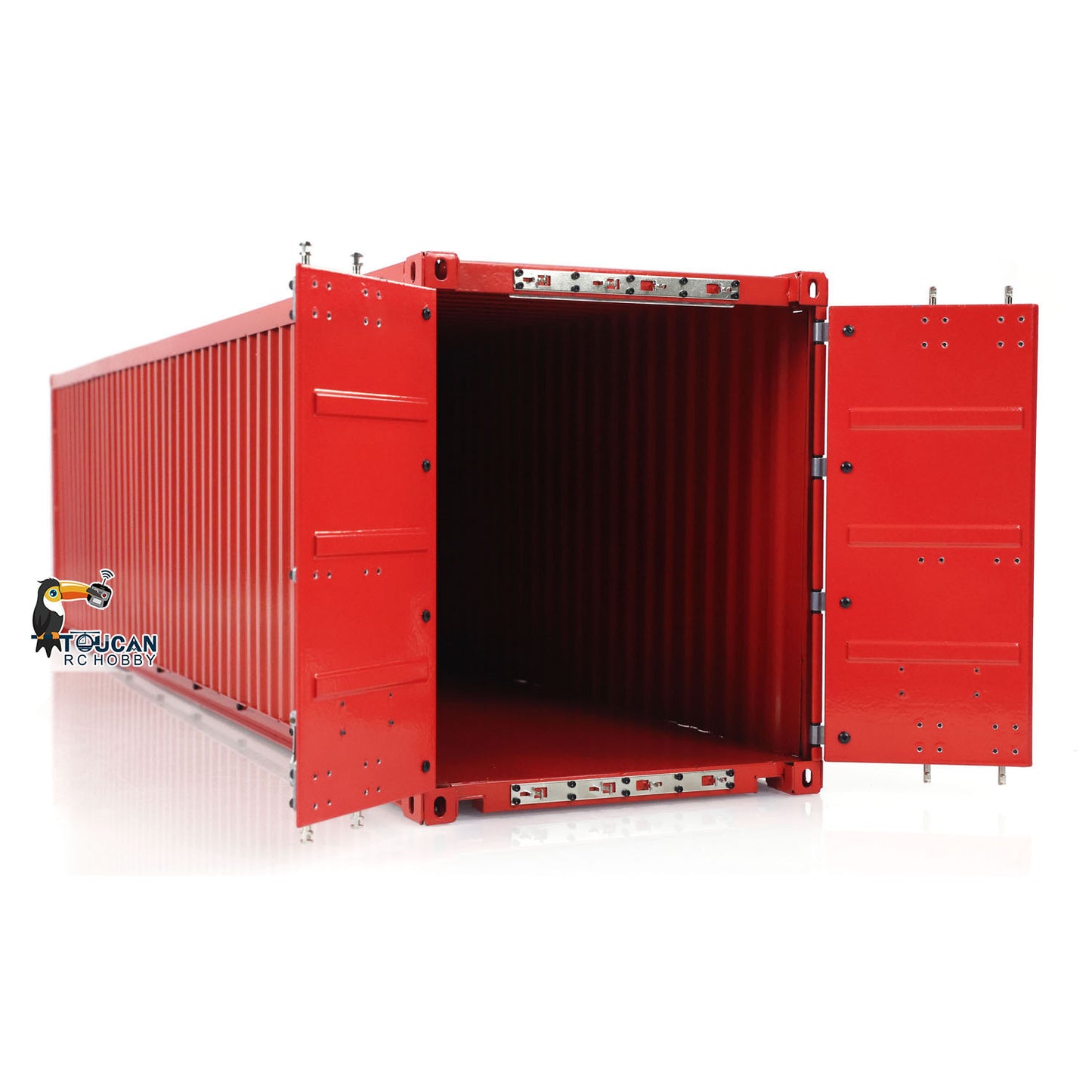 1/14 Full Metal 40 Feet Container for RC Tractor Truck Remote Controlled Trailers Painted and Assembled DIY Parts