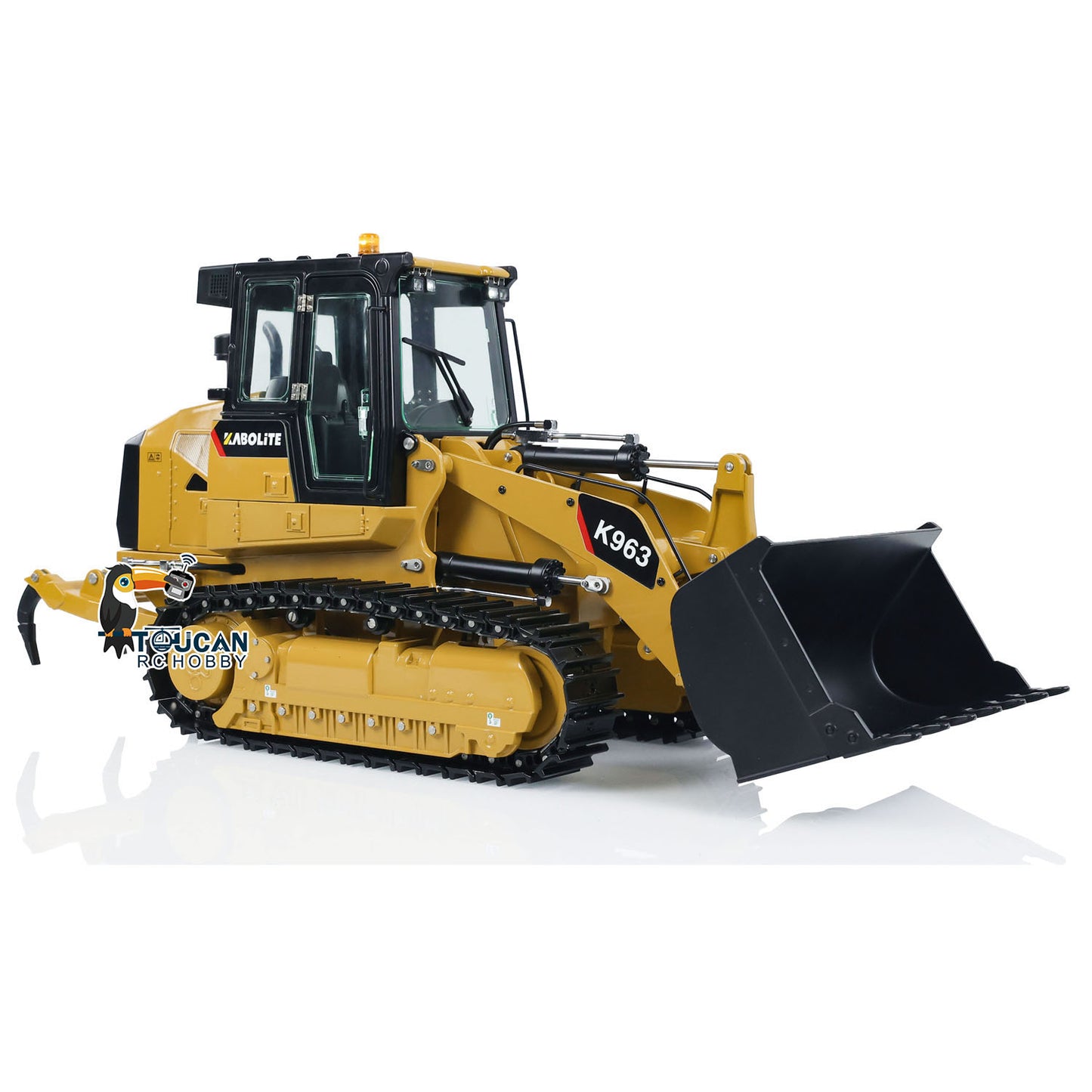 Second Hand US Stock Kabolite 1/16 Hydraulic RC Loader K963-100 Remote Control Construction Vehicles DIY Model