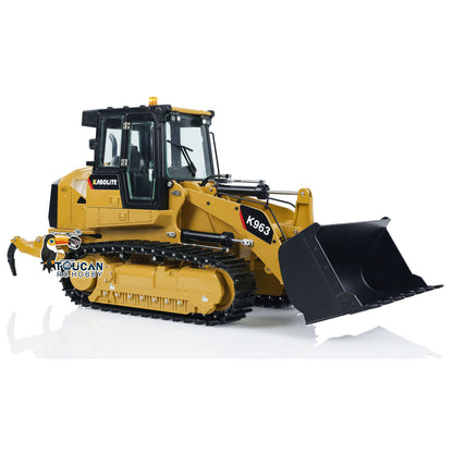 Second Hand US Stock Kabolite 1/16 Hydraulic RC Loader K963-100 Remote Control Construction Vehicles DIY Model