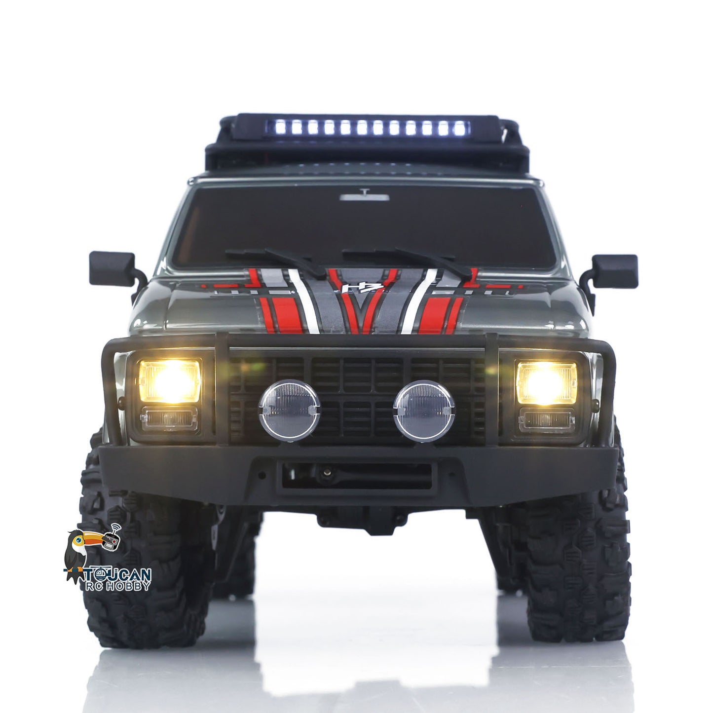 Fast Free Shipping for EU CR18P 1810503 Hobby Plus 1/18 4X4 RC Rock Crawler Electric Remote Control Off Road Vehicle RockVan Light System Shock Absorber