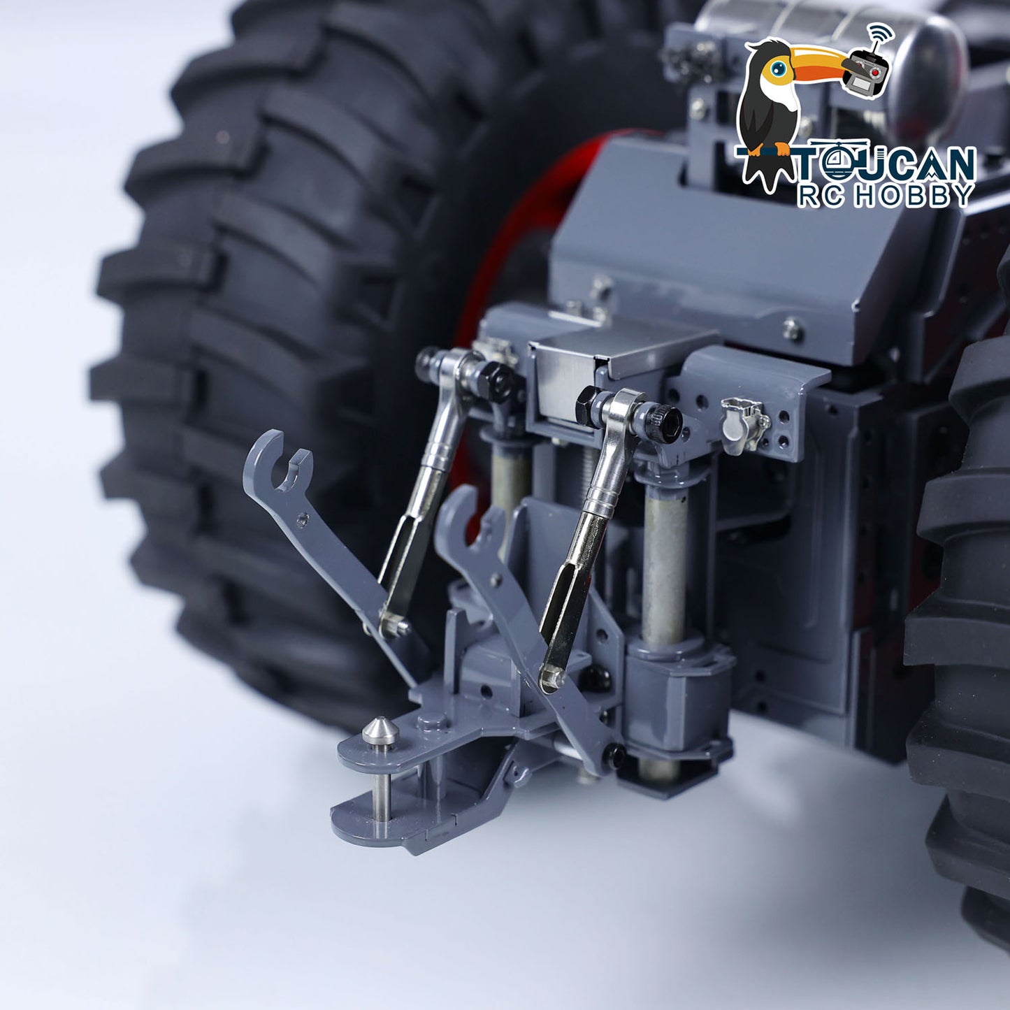 Metal Chassis 4X4 for 1/16 LESU 1050 RC Tractors DIY Radio Control Car Model Assembled Unpainted Accessory Differential Lock