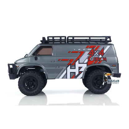 Fast Free Shipping for EU CR18P 1810503 Hobby Plus 1/18 4X4 RC Rock Crawler Electric Remote Control Off Road Vehicle RockVan Light System Shock Absorber