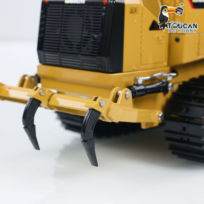 TOUCAN RC HOBBY Kabolite K963-100 1/16 Metal RC Hydraulic Loader RTR Dual Motor Drive FlySky ST8 Controller Light & Sound System Battery Liftable Rear Plow for RC Model Enthusiast Outdoor