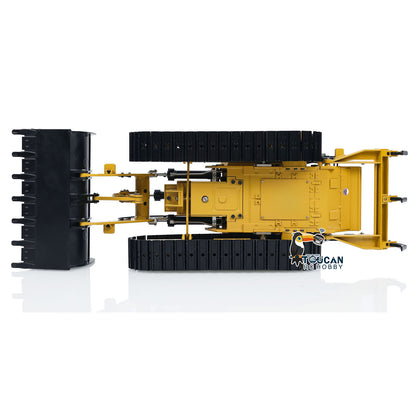 TOUCAN RC HOBBY Kabolite K963-100 1/16 Metal RC Hydraulic Loader RTR Dual Motor Drive FlySky ST8 Controller Light & Sound System Battery Liftable Rear Plow for RC Model Enthusiast Outdoor
