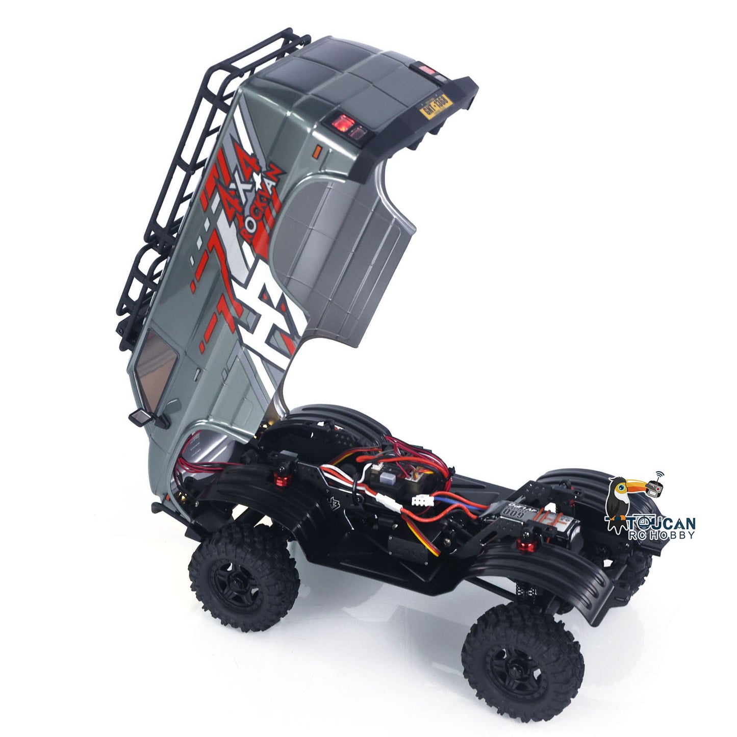 In Stock 4WD Hobby Plus 1/18 RC Rock Crawler CR18P 1810503 2Speed Electric Radio Controlled Off Road Vehicle Portal Axle FlySky Radio
