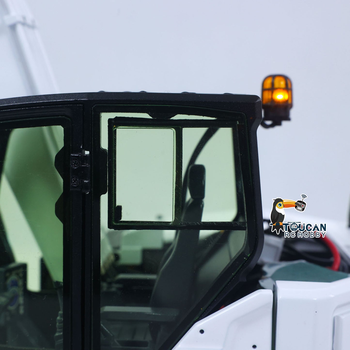 1/14 C308 RC Hydraulic Excavator 4 Valve Remote Control Construction Vehicle Extended Arm Brushless Motor No Sounds Charger