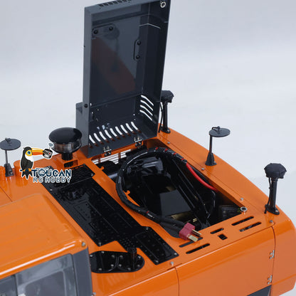 LESU AOUE DX350LC 1/14 Metal RC Excavator B0013 Hydraulic Remote Control Digger Adjustable Tracks LCD Display Light System