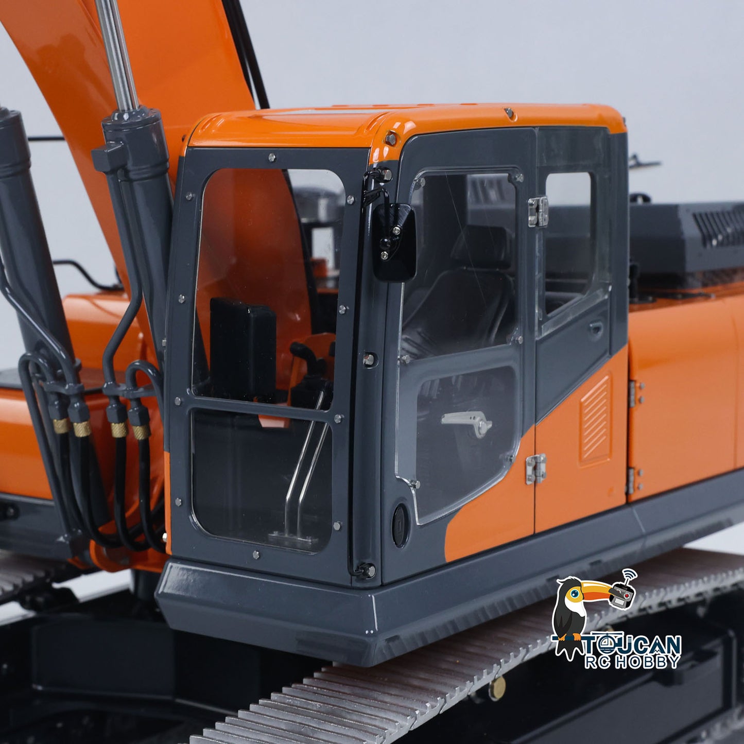 LESU AOUE DX350LC 1/14 Metal RC Excavator B0013 Hydraulic Remote Control Digger Adjustable Tracks LCD Display Light System