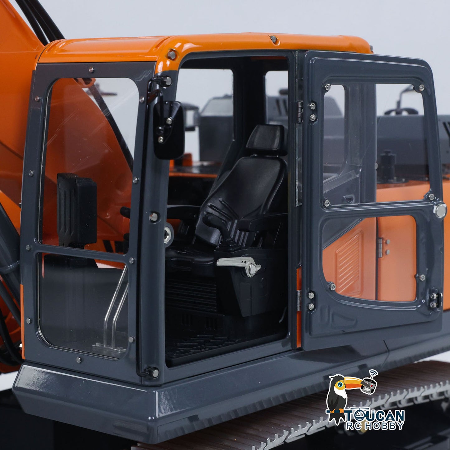 In Stock LESU 90% Metal 1/14 RC Hydraulic Digger Aoue DX350LC Remote Control Excavator Finished Model 3CH Valve Relief Valve 4MPA Pump