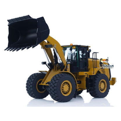 In Stock HUINA K966 KABOLITE 2.4Ghz 1/16 Hydraulic RC Loader 966 Car 7500mAh Battery 8 Channels Radio Control Good Hydraulic Valve Pump Wheel