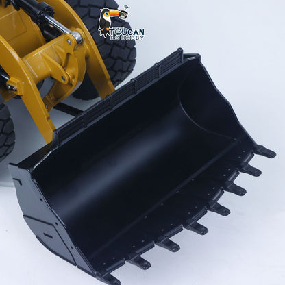 In Stock HUINA K966 KABOLITE 2.4Ghz 1/16 Hydraulic RC Loader 966 Car 7500mAh Battery 8 Channels Radio Control Good Hydraulic Valve Pump Wheel