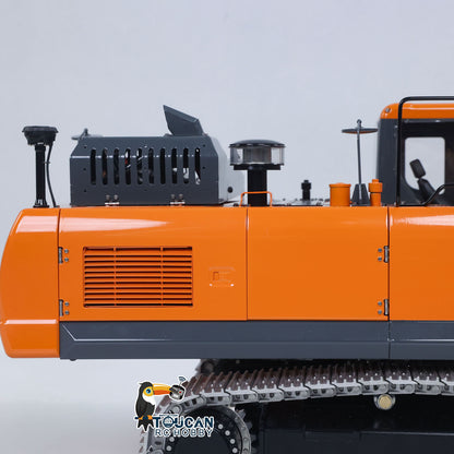 LESU AOUE DX350LC 1/14 Metal RC Excavator B0013 Hydraulic Remote Control Digger Adjustable Tracks LCD Display Light System