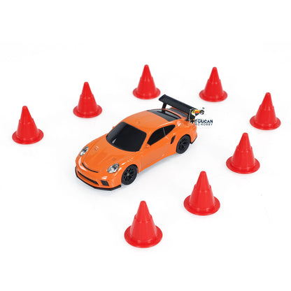 UK Stock Radio Control Mini Drift Race Car Gyro Radio Control 1:43 Toy Traffic Cones