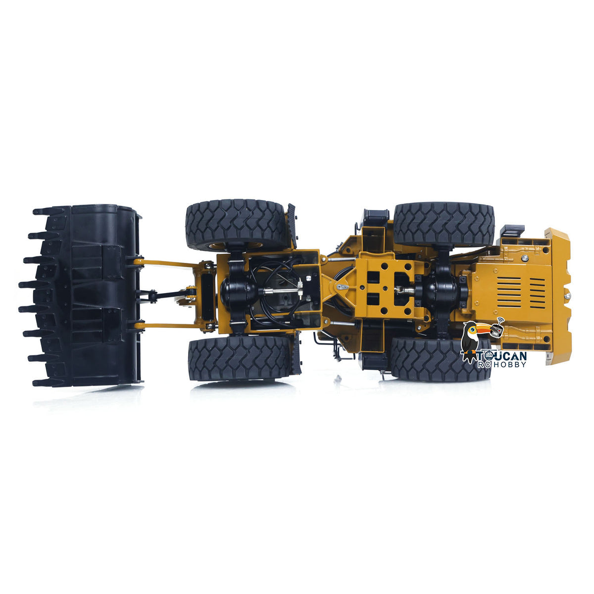 In Stock TOUCAN RC HOBBY K966 KABOLITE 2.4Ghz 1/16 Hydraulic RC Loader 966 Car 7500mAh Battery 8 Channels Radio Control Good Hydraulic Valve Pump Wheel
