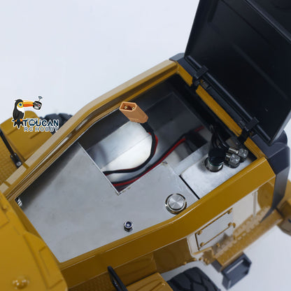 In Stock HUINA K966 KABOLITE 2.4Ghz 1/16 Hydraulic RC Loader 966 Car 7500mAh Battery 8 Channels Radio Control Good Hydraulic Valve Pump Wheel