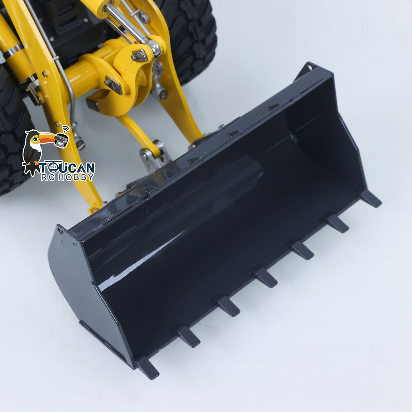 LESU Aoue WA100M-8 1/14 Metal 4x4 Hydraulic RC Loader A0021 Model with Brushless Motor Quick Release Coupler Sound Light System