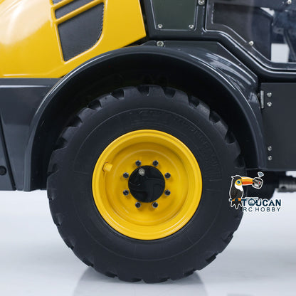 LESU Aoue WA100M-8 1/14 Metal 4x4 Hydraulic RC Loader A0021 Model with Brushless Motor Quick Release Coupler Sound Light System