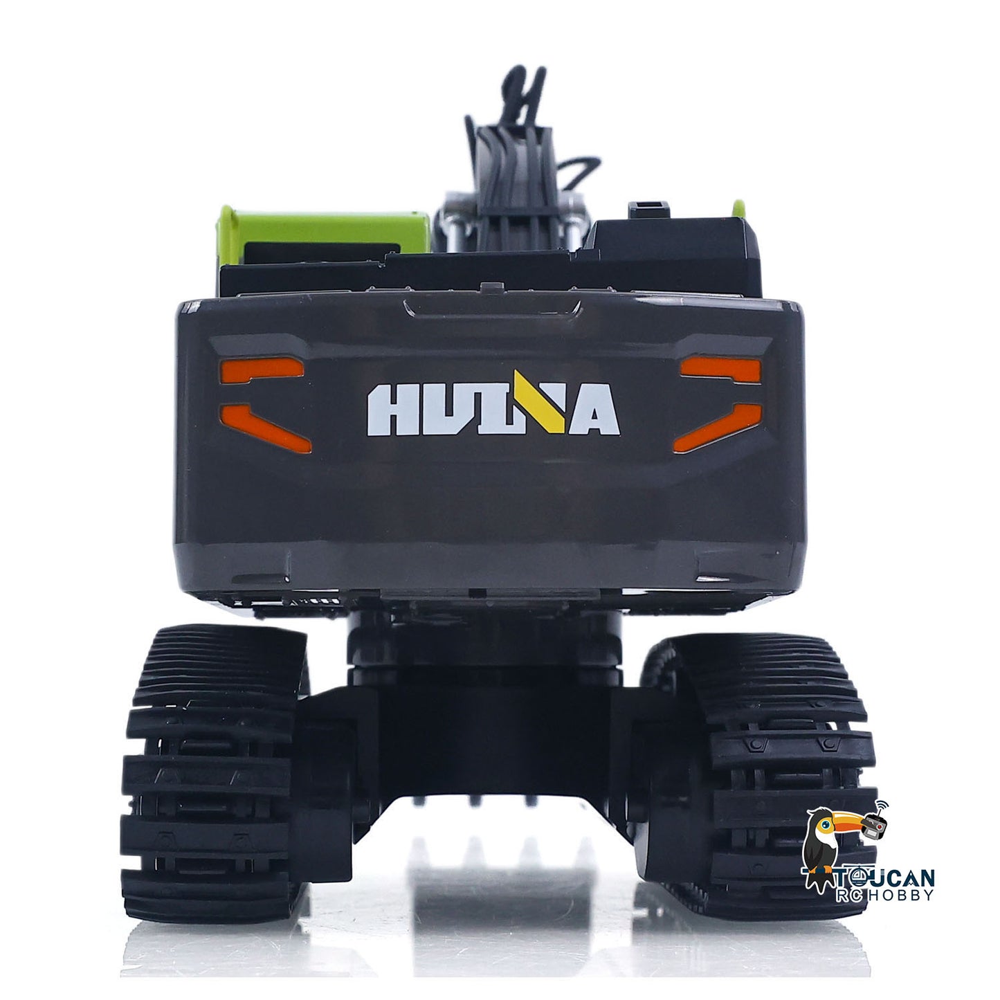 RTR HUINA 1/18 Electric RC Excavator 1661 Remote Control Digger Finished Model Battery Light Effects Metal Bucket No Sound