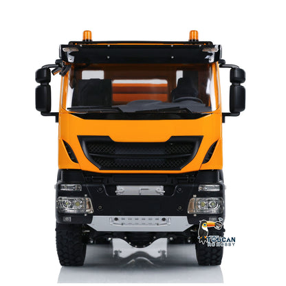 Customized LESU Metal 6x6 1/14 RC Hydraulic Equipment Dumper Car 3-way Radio Controlled Dump Truck Construction Vehicle DIY Model