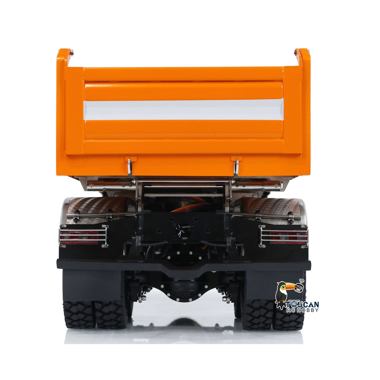 LESU A0009 1/14 Metal 6x6 RC Hydraulic Dump Truck with FlySky I6S Radio Controller 3 Speed Transmission for Model Enthusiast