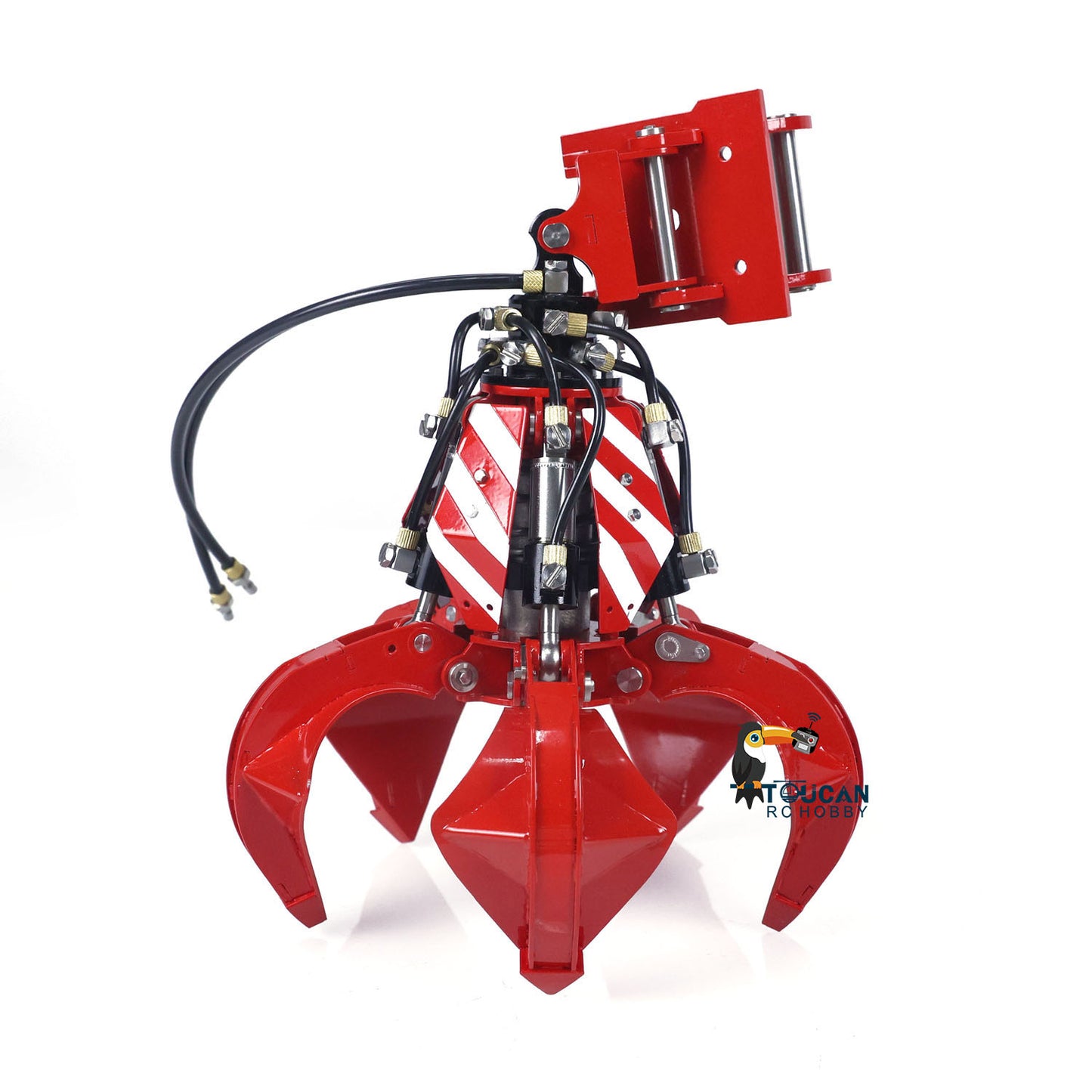 LESU 1/14 Metal Crusher Plier C0038/Orange Peel Grab C0039 for RC Hydraulic Digger Aoue ET30H ET26L PC360 AC360 R945 SK500 Remote Control Excavator BA-B0002 B0012 A0006 DIY Model