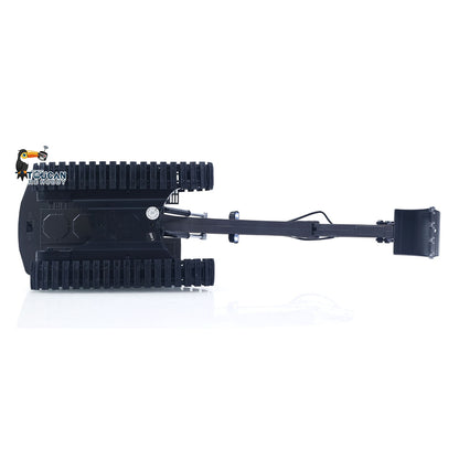 RTR HUINA 1/18 Electric RC Excavator 1661 Remote Control Digger Finished Model Battery Light Effects Metal Bucket No Sound