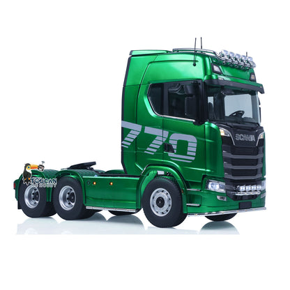 RTR TOUCAN 1/14 Romote Control Tractor Truck 770S 6*6 2Speed RC Lorry Car Axle Locks Openable Door Lights Sounds Smoke Unit