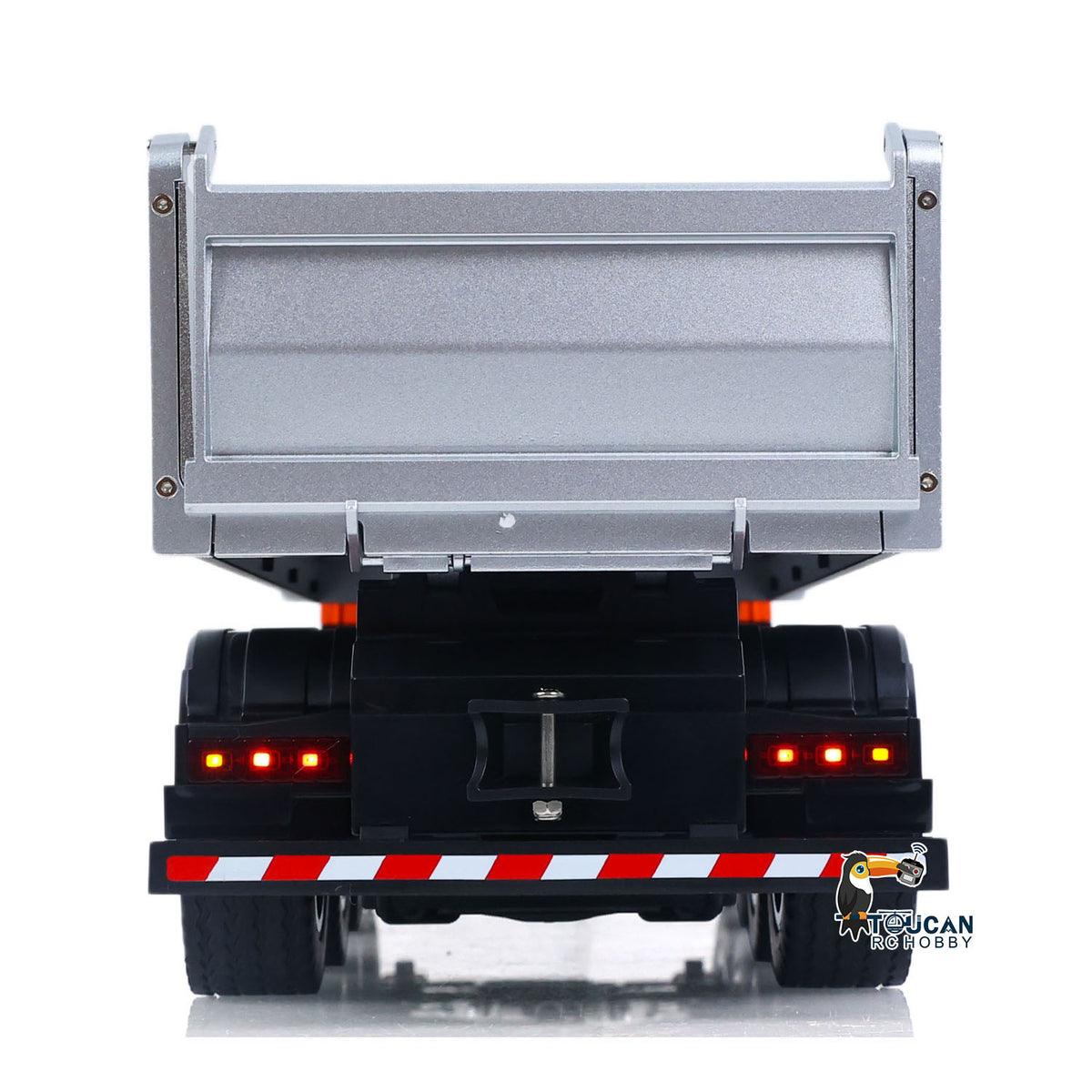 Fast Free Shipping for EU HUINA 1/14 RC Dump Truck 1536-1 - Metal 8X8 RTR