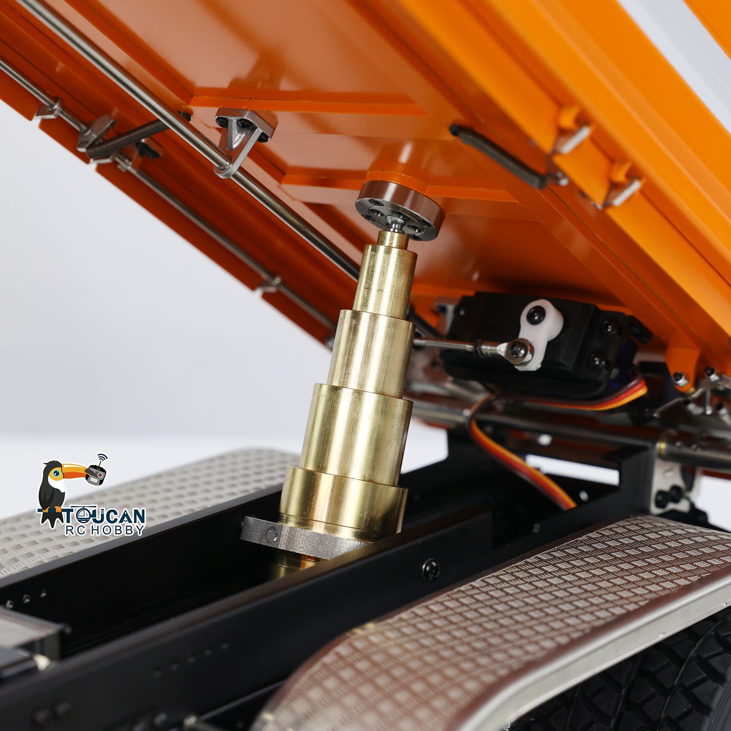 LESU A0009 1/14 Metal 6x6 RC Hydraulic Dump Truck with FlySky I6S Radio Controller 3 Speed Transmission for Model Enthusiast
