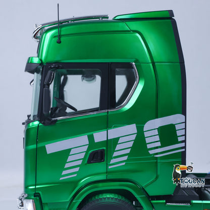RTR TOUCAN 1/14 Romote Control Tractor Truck 770S 6*6 2Speed RC Lorry Car Axle Locks Openable Door Lights Sounds Smoke Unit