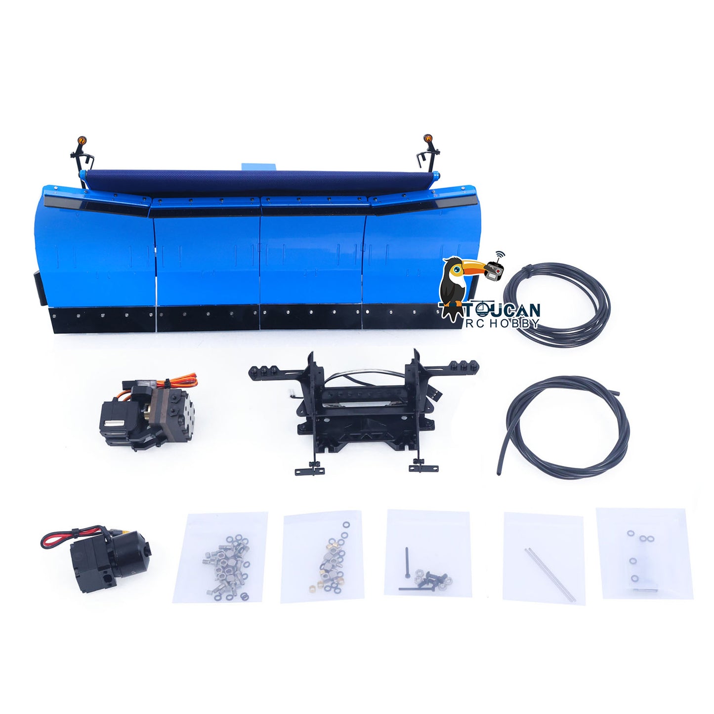 Toucanhobby Metal Snow Plow for 1/14 DIY RC Hydraulic Tractor Truck 770S R620 Model Remote Control Full Dumper Lorry Vehicle 3363 1851