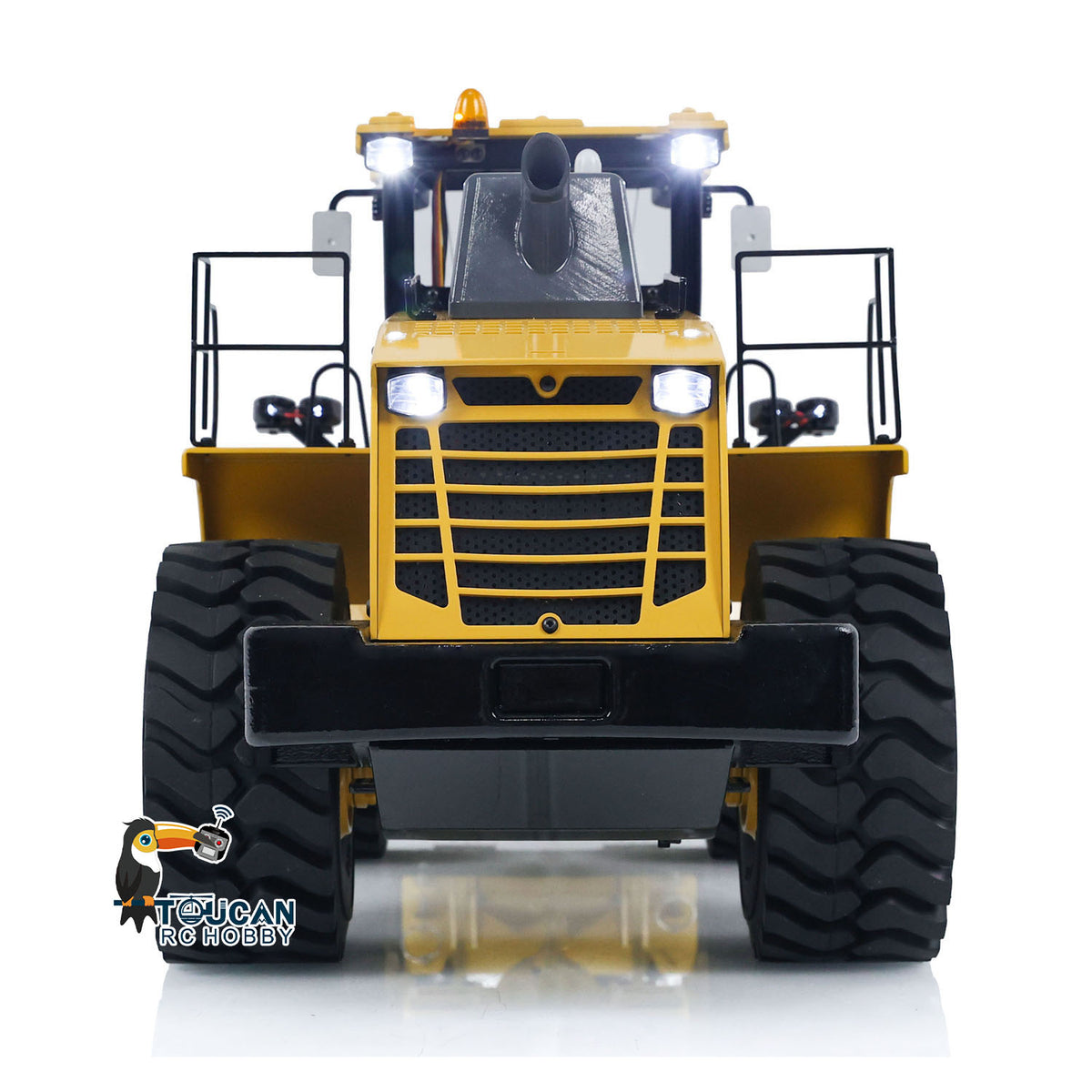 TOUCAN RC HOBBY XDRC 1/14 Scale RC Hydraulic Loader WA470 Metal Construction Vehicle 980L Remote Control Lights Sound Radio System