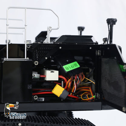 1/14 LESU LR945 3 Arms RC Hydraulic Excavator RTR Radio Control Digger DIY Model Ready to Run FlySky PL18EV Lite Light System