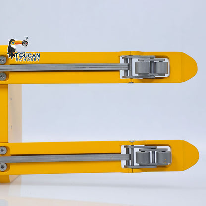 1/14 Electric Remote Control Reach Forklift Hobbywing ESC Servo Motor Ready to Run Warehouse RC Model Collection Warning Light