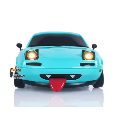 US Stock LDRC LD1804 1/18 2.4G 4X2 Remote Control Drift Car Brushed Motor ESC Servo Light System RC Racing Vehicle Assembled Toys RTR