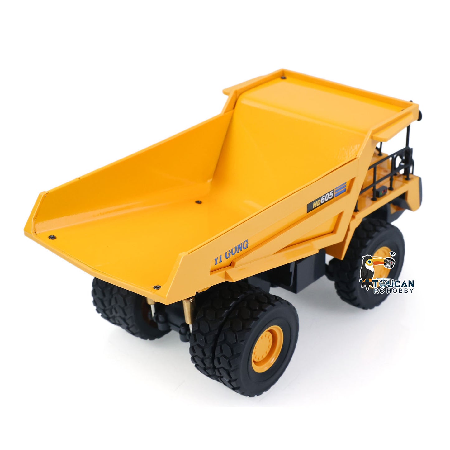 TOUCAN RC HOBBY Ready To Run 1/50 Electric Remote Control Dump Mining Truck RC Construction Vehicle Tipper Model Lights Sounds Effect USB Cable