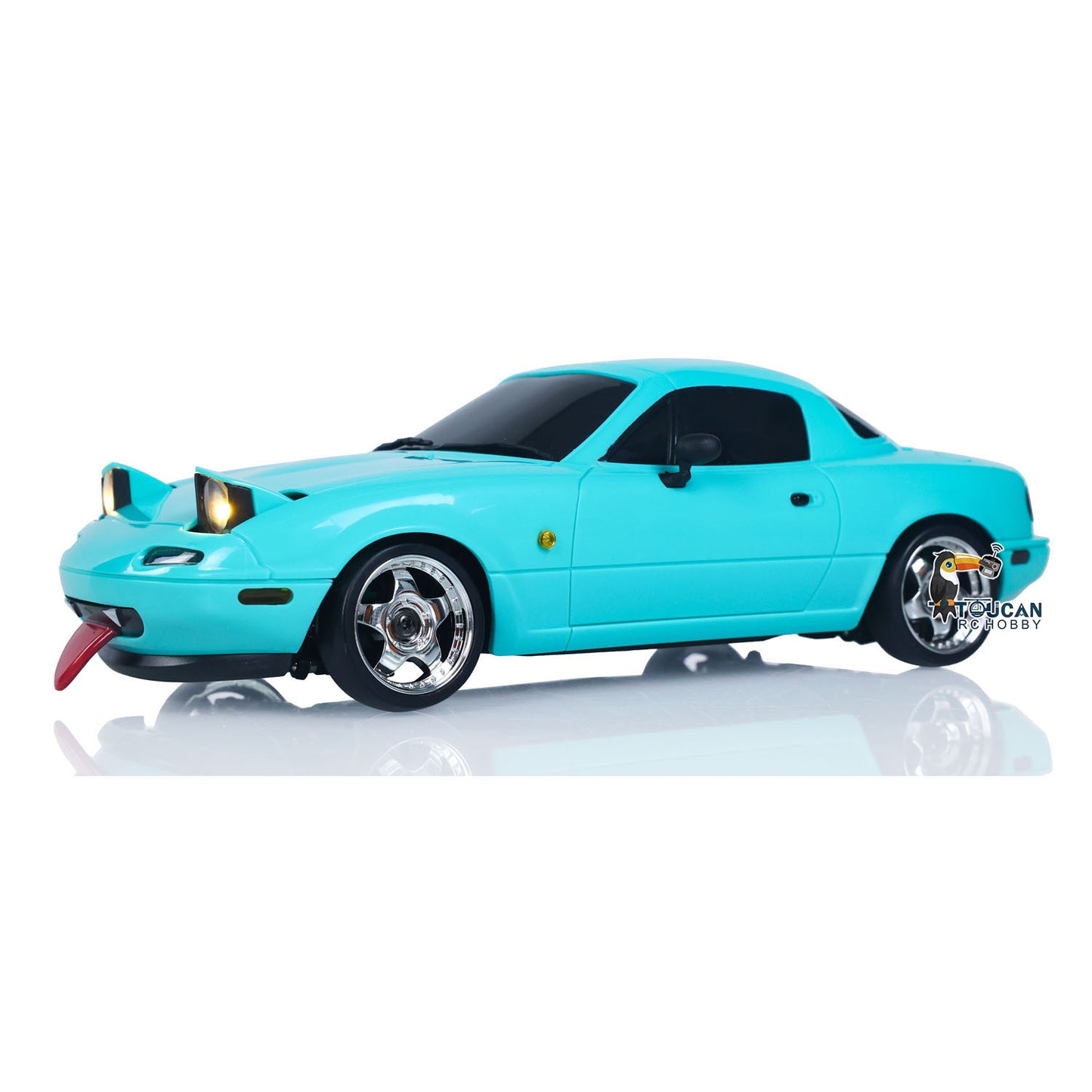 US Stock LDRC LD1804 1/18 2.4G 4X2 Remote Control Drift Car Brushed Motor ESC Servo Light System RC Racing Vehicle Assembled Toys RTR