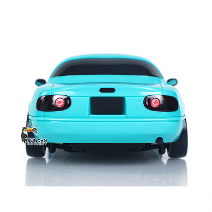 US Stock LDRC LD1804 1/18 2.4G 4X2 Remote Control Drift Car Brushed Motor ESC Servo Light System RC Racing Vehicle Assembled Toys RTR