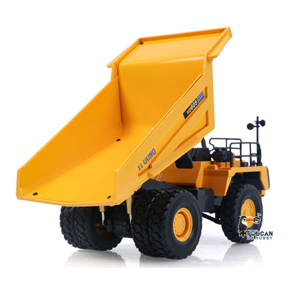 TOUCAN RC HOBBY Ready To Run 1/50 Electric Remote Control Dump Mining Truck RC Construction Vehicle Tipper Model Lights Sounds Effect USB Cable