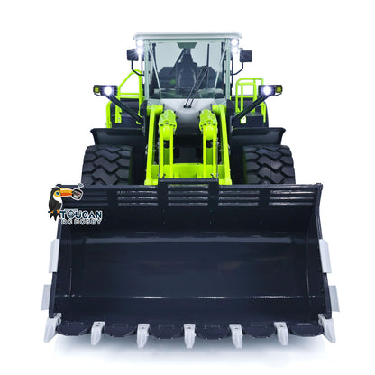 JDModel 198 Metal 1/14 RC Hydraulic Loader ZW370 Radio Control Construction Vehicle Truck Hobby Model Toy Gift for Children Adults